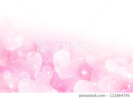 心形圖像淡粉紅色背景 121664795