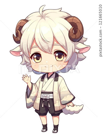 日服少年：羊的生肖擬人化（生肖：un） 121665010