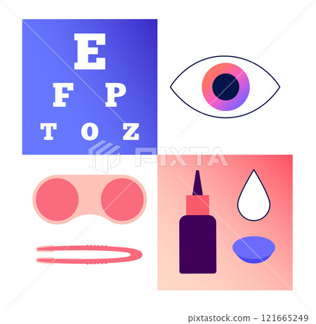 Contact lenses concept Contact lenses concept 121665249
