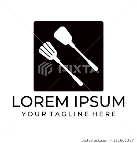 Food studio vector logo. 121665357