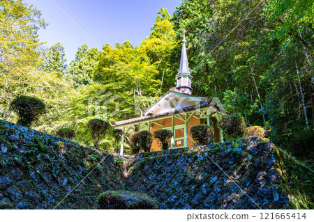 Autumn day at the Maria Cathedral, Otome Pass 1, Tsuwano Town, Kashima Prefecture Autumn day at the Maria Cathedral, Otome Pass 1, Tsuwano Town, Kashima Prefecture 121665414