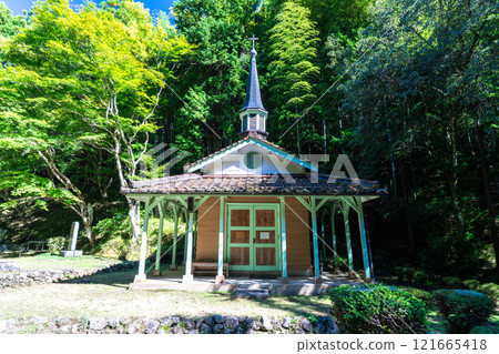 Autumn day at the Maria Cathedral, Otome Pass 5, Tsuwano Town, Kashima Prefecture Autumn day at the Maria Cathedral, Otome Pass 5, Tsuwano Town, Kashima Prefecture 121665418