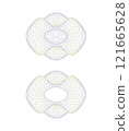 Decorative rosette in two versions. 121665628
