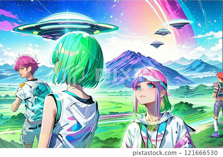 Boys and girls calling UFOs 121666530