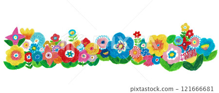 Hand-drawn illustration flowers 121666681