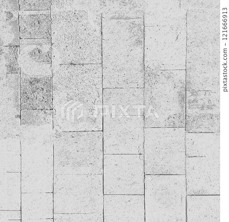 White grunge brick wall background 121666913