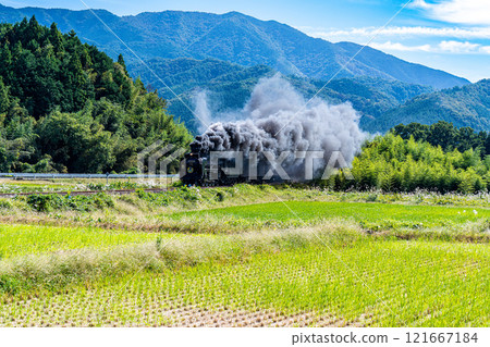 山口縣山口市 SL 山口 8 號 從德佐站 開往津和野站 山口縣山口市 SL 山口 8 號 從德佐站 開往津和野站 121667184
