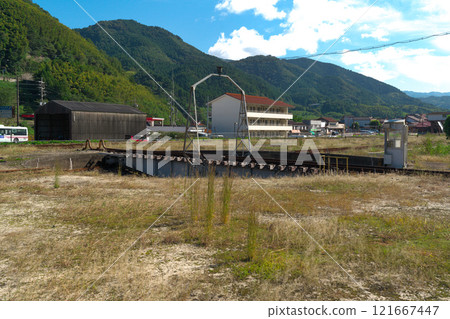 島根縣嘉石郡津和野町津和野站轉盤 島根縣嘉石郡津和野町津和野站轉盤 121667447