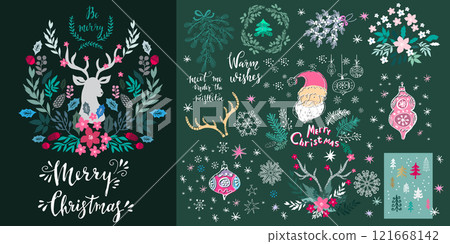 Happy Chinese New Year 2025 Snake zodiac sign Japanese holiday template card  with snake Daruma, Fuji, Hieroglyphics, fan Translation: Happy New Year, Snake"   Vector illustration 121668142