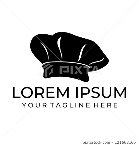 Chef hat logo vector illustration 121668160