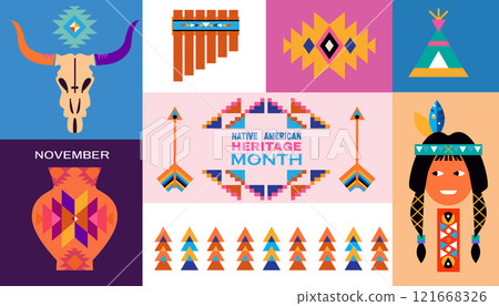 Native American Heritage Month banner 18 121668326