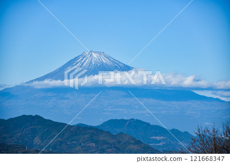 從日本平欣賞富士山冬季的壯麗景色 121668347