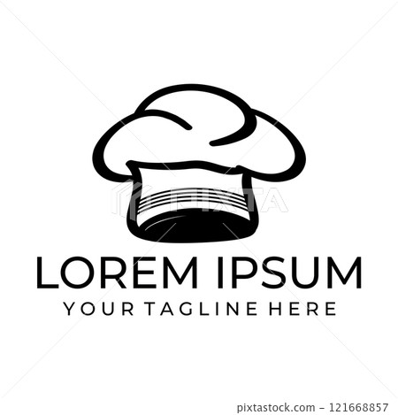 Chef hat logo vector illustration Chef hat logo vector illustration 121668857