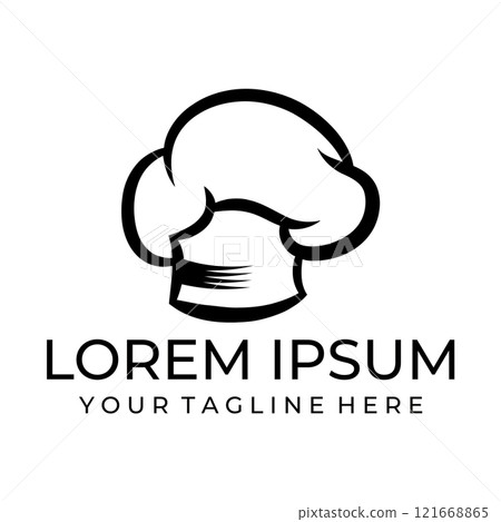 Chef hat logo vector illustration 121668865