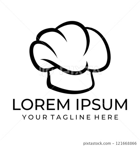 Chef hat logo vector illustration 121668866