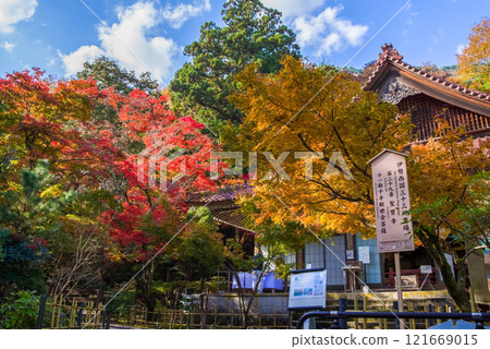 勝法寺正殿 鳴谷山 勝法寺 紅葉名勝 三重縣伊鍋市 121669015