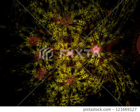 Imaginatory fractal abstract background Image 121669127