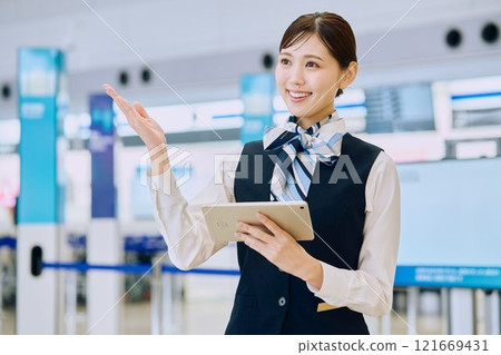 機場地勤人員女 機場地勤人員女 121669431