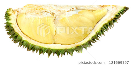 durian fruit isolated 121669597