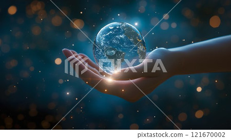 Palm-sized globe 03 Palm-sized globe 03 121670002