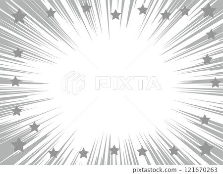背景輻射_帶有灰色星星 121670263