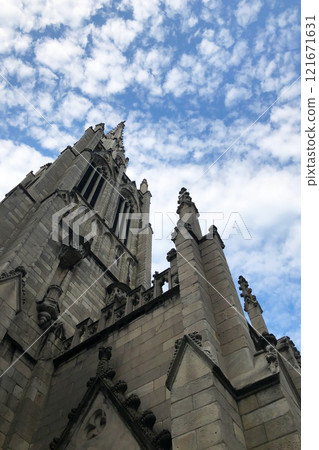 Building facades with windows, modern architecture, cityscape scenery Building facades with windows, modern architecture, cityscape scenery 121671631