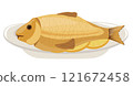 Roasted fish 121672458