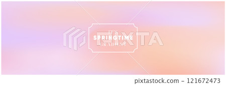 Peach Lavender Springtime Gradient Background, Soft Pastel Flow 121672473