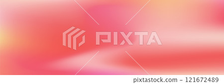 Modern Coral Gradient Background, Pastel Pink Valentine Glow with Iridescent Splash and Silk Swirl 121672489