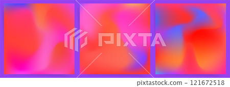 Dynamic Pink and Red Gradient. Energetic Abstract Blend with Bold Colors and Smooth Vibrant Flow. Digital Art for Trendy Design. 121672518