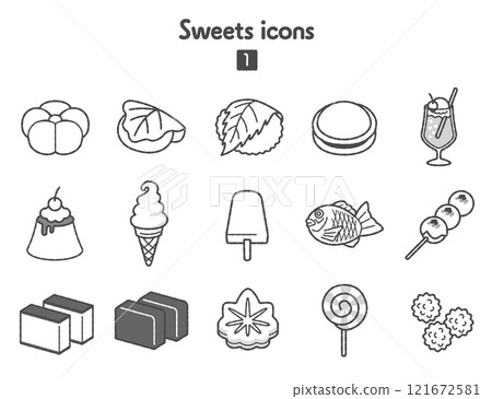 糖果圖示集合 1 糖果圖示集合 1 121672581