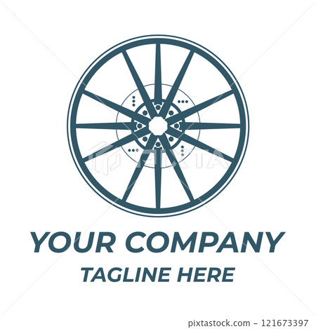 Rim vector logo illustration 121673397