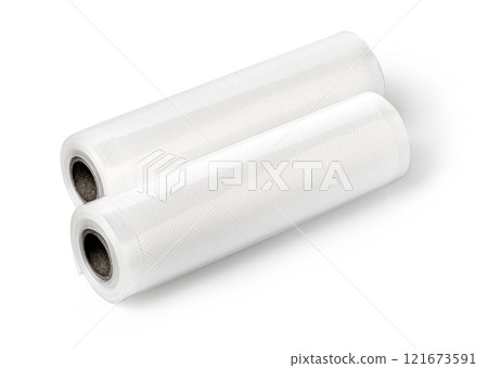 Plastic Packing Wrap Film Isolated 121673591