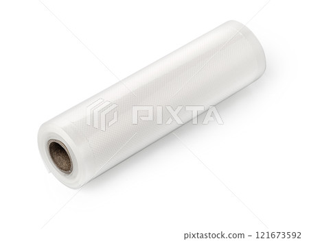 Plastic Packing Wrap Film Isolated 121673592