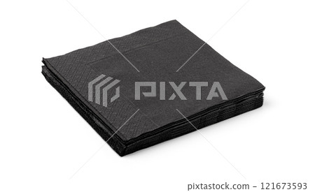 Black clean paper tissues on white Black clean paper tissues on white 121673593