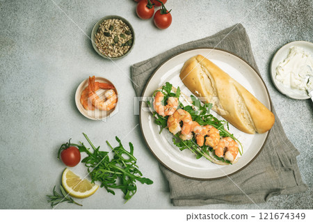 Healthy shrimp sandwiches Healthy shrimp sandwiches 121674349