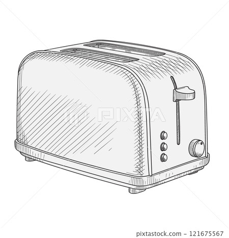 Toaster for toasting bread. 121675567
