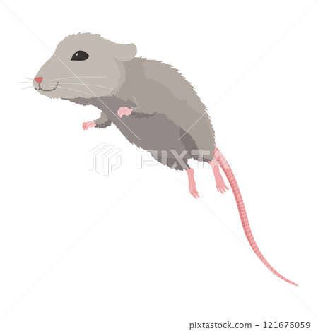 A delightful cute cartoon mice showcasing their adorable pose and expressions A delightful cute cartoon mice showcasing their adorable pose and expressions 121676059