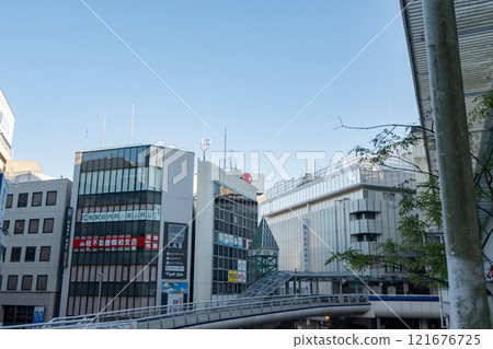 Scenery around the west exit of Kashiwa Station on the Joban Line (January 2025, Kashiwa City, Chiba Prefecture) 121676725