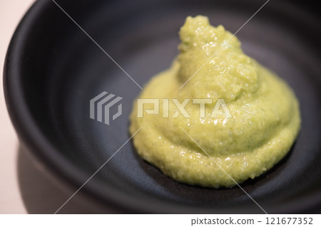 A mountain of wasabi (stock photo) A mountain of wasabi (stock photo) 121677352