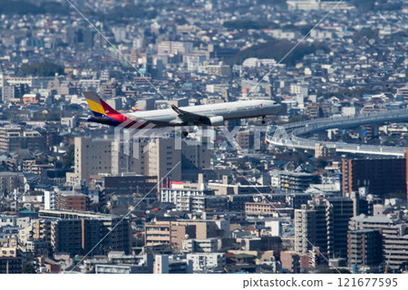 Plane to the city Plane to the city 121677595