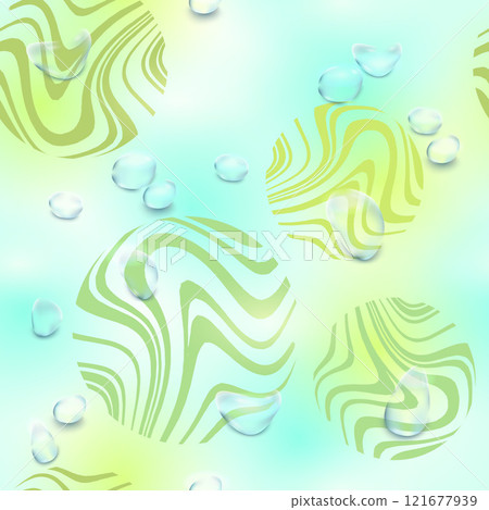 summer banner template. abstract wavy background. Drops of water on a colored background. summer banner template. abstract wavy background. Drops of water on a colored background. 121677939