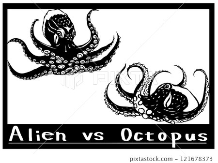 包括發生在海底的外星人和章魚之間的戰鬥。 包括發生在海底的外星人和章魚之間的戰鬥。 121678373