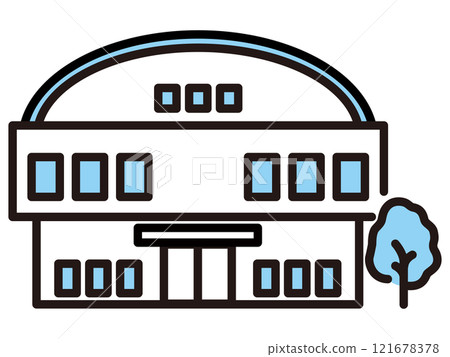 簡單的健身房圖 簡單的健身房圖 121678378