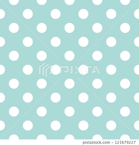 Seamless Blend of white and light Blue. Polka dot pattern background Seamless Blend of white and light Blue. Polka dot pattern background 121679227