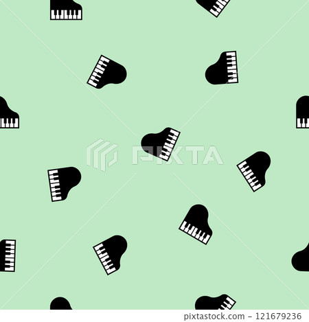 Piano seamless pattern texture background 121679236
