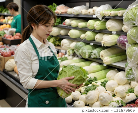Part-time supermarket worker (female) 121679609