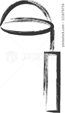 A single illustration of a daily necessities: Ladle A single illustration of a daily necessities: Ladle 121679758