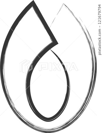 與生活用品相關的畫筆單品插畫：剪線剪刀 121679794