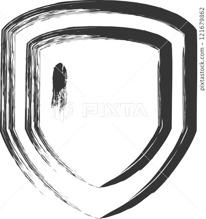 Business-related brush-drawing illustrations: Security Business-related brush-drawing illustrations: Security 121679862